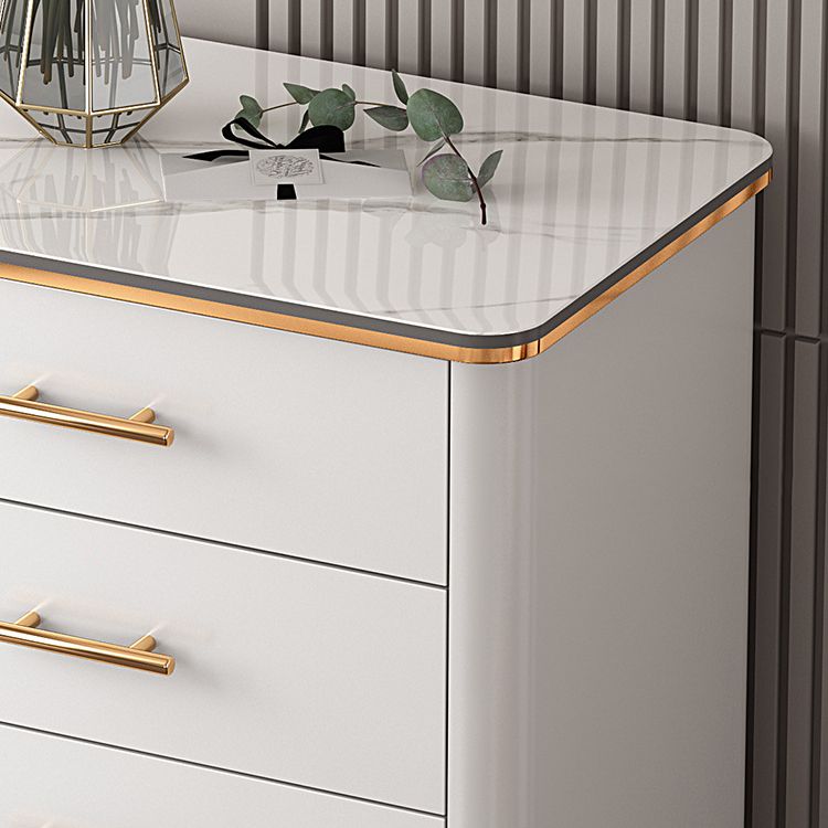 Contemporary Storage Chest Manufactured Wood Dresser with 3/4/5 Drawers