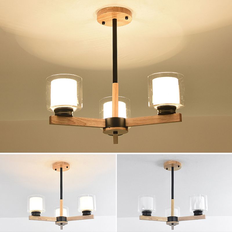 Lámpara de lámpara de cilindro de estilo nórdico Light Room Light Light.