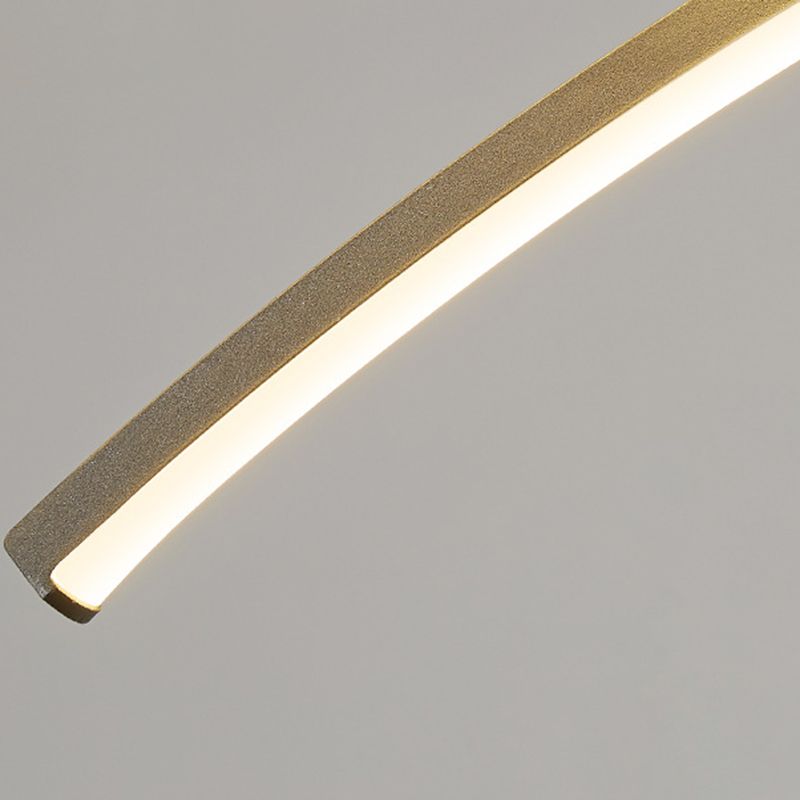 Black/White Kitchen Island Lighting Contemporary LED Ceiling Light for Home