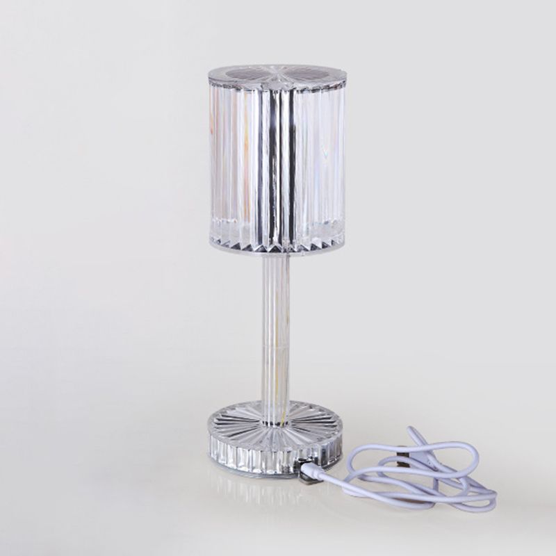 Éclairage de bureau de style moderne Lampe de bureau LED acrylique pour chambre à coucher