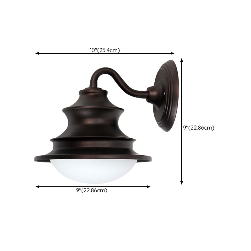 Industrial Wall Sconce Waterproof Outdoor Sconce Light Fixture with Aluminium