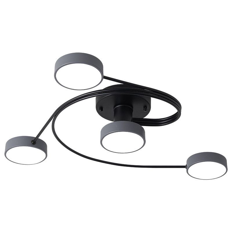 Nordic Style Flush Mount Plafondlamp Eenvoudige Moderne Creatieve Plafondlamp voor Woonkamer