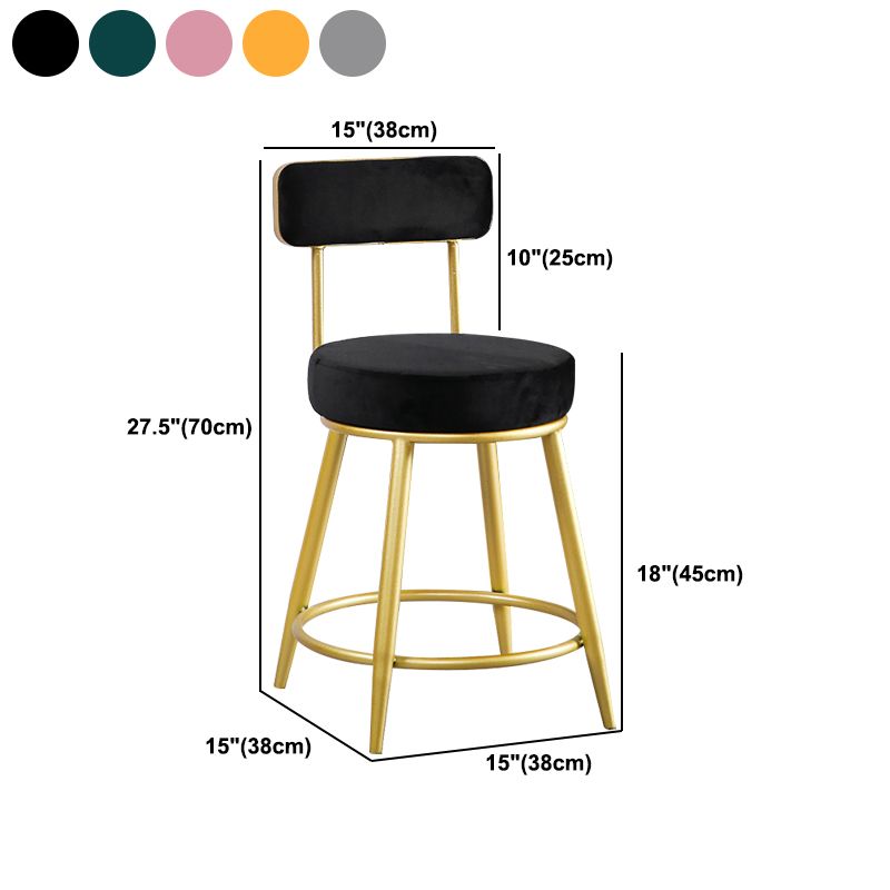 Glam 1/2/3 Pieces Round Bar Table Set Fixed Table Counter Set for Dining Room