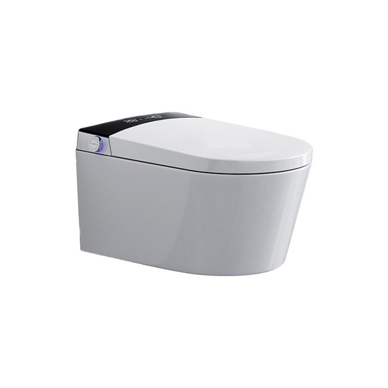 Contemporary 1-Piece Toilet Wall-mount Urine Toilet with Slow Close Seat for Washroom