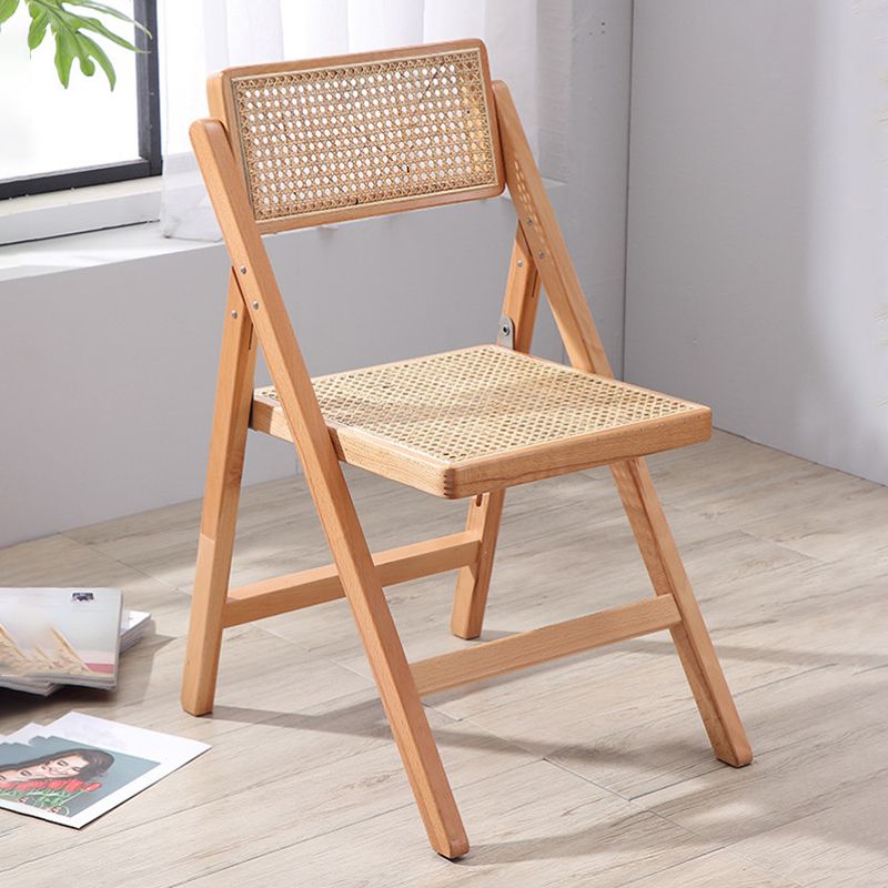 Chaise de salle à manger de style traditionnel, chaise simple sans accoudoirs de cuisine avec pieds en bois