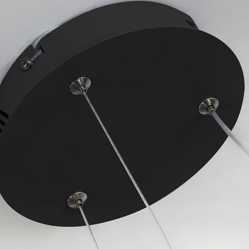 Lámparas de lámparas de lámpara de aluminio modernas lámparas colgantes de suspensión de 1 luces con sombra de gel de sílice