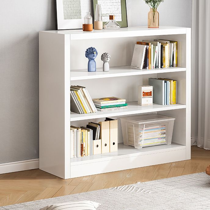 40.55"H Bookshelf Scandinavian Style Closed Back Bookcase for Home and Office