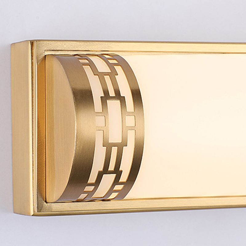 Modern Metallic LED pared apliques de tocador de baño lineal de tocador de baño