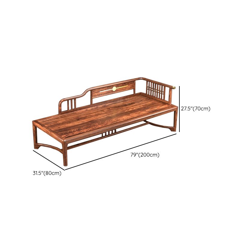 Solid Color Chaise Leather Chaise Lounge Sofa for Living Room