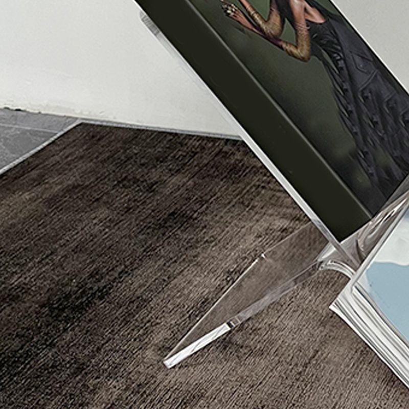 Modern Antique Finish Shelf Bookcase Acrylic Book Shelf with Shelves