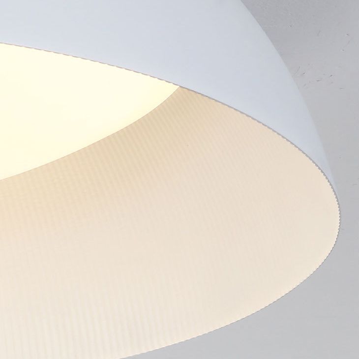 Frosted White Dome Shaped LED Ceiling Light Nordic Style Simplicity Aluminum Lighting Fixture for Bedroom