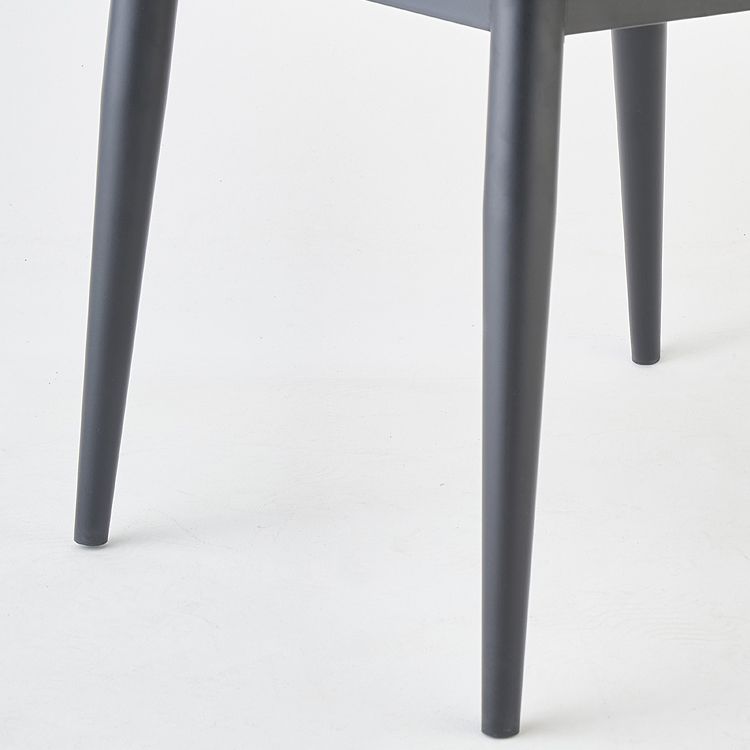 Chaise d'appoint à oreilles de style moderne avec pieds en métal pour un usage domestique (Ensemble de 2)