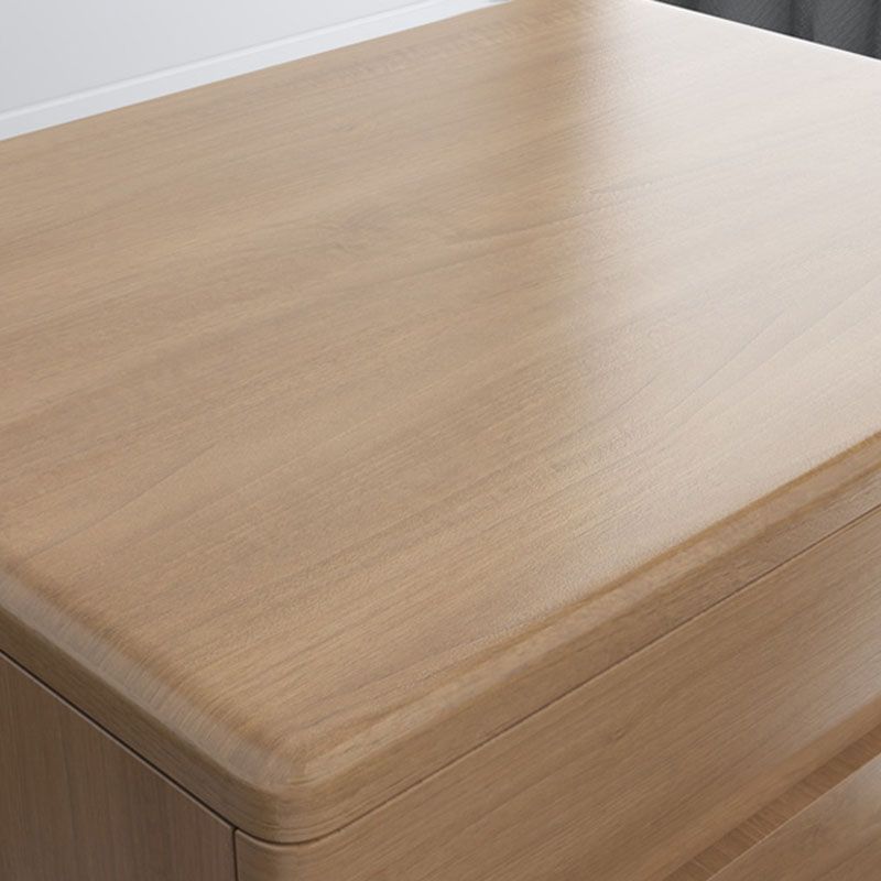 Modern Storage Chest Dresser Solid Wood Dresser with 3 Drawers