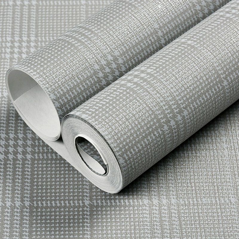 Linen Surface Wall Covering for Accent Wall Contemporary Wallpaper Roll, 31' x 20.5"