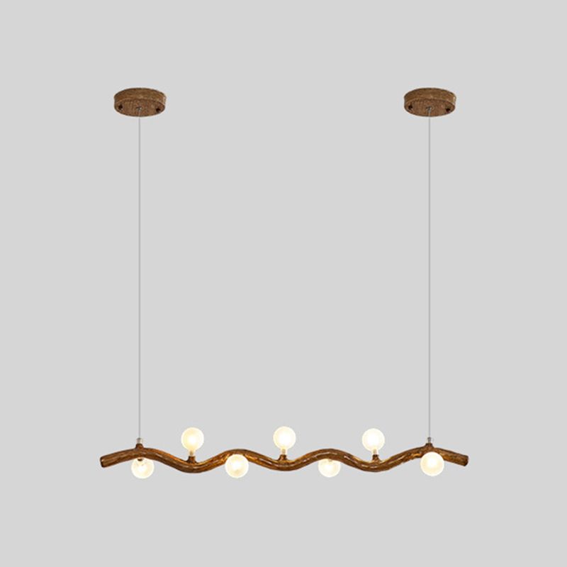 Modern Style Hanging Island Light Creative Hanging Lighting Fixture for Dining Room