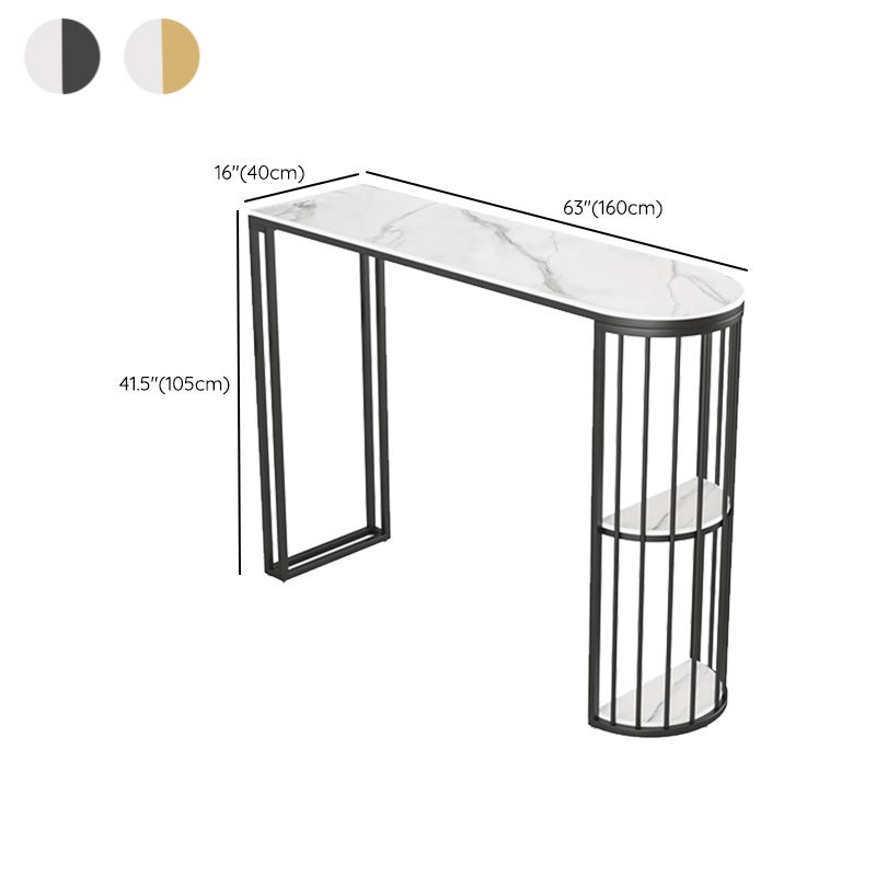 Industrial Bar Dining Table Free Form Counter Height Dining Table