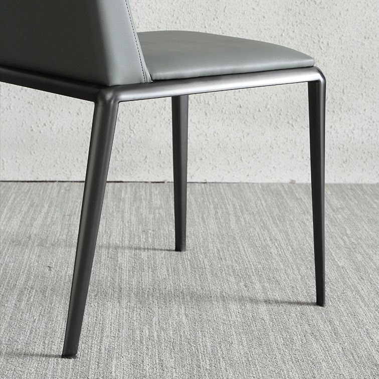Upholstered Bar Stools Low Back Dining Stools with Metal Base