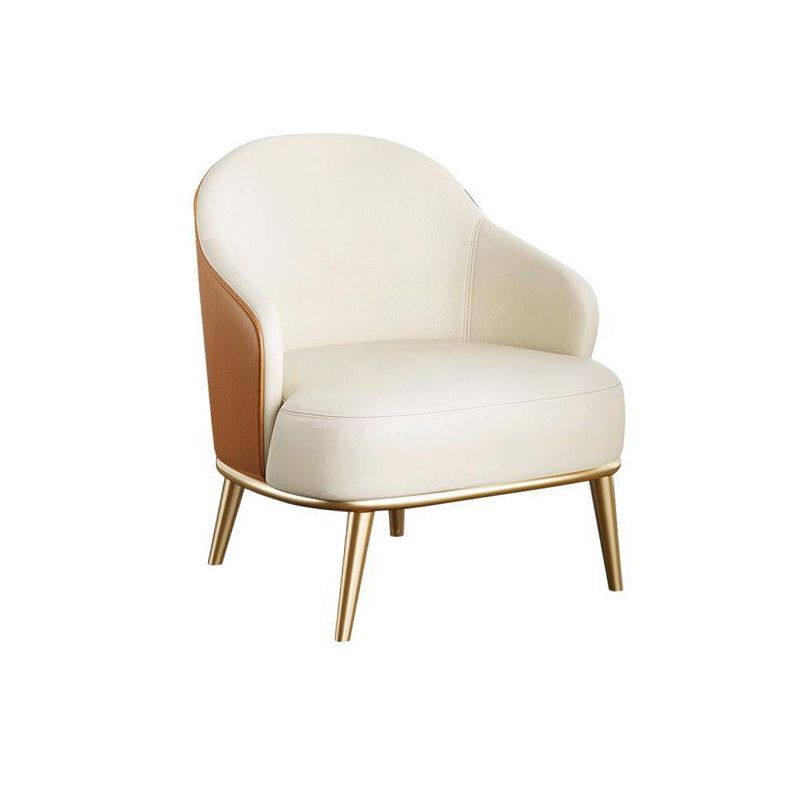 Contemporary Barrel Accent Chair Modern Arms Included Accent Armchair
