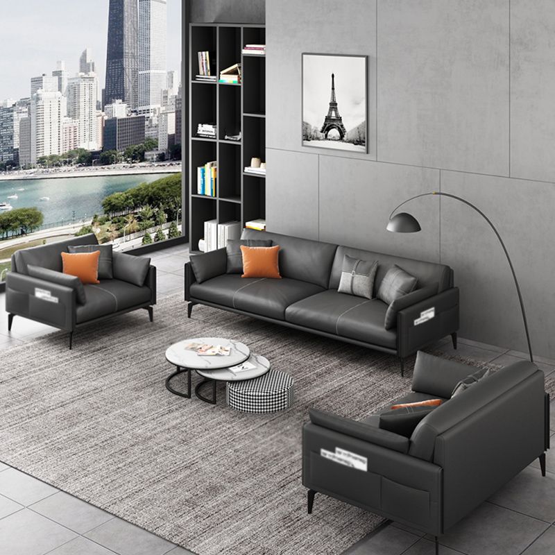 Living Room Contemporary Pillow Top Arm Standard Pillows Sofa Chaise