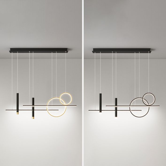 Modern hangend plafondlicht met buslicht voor eetkamer restaurant