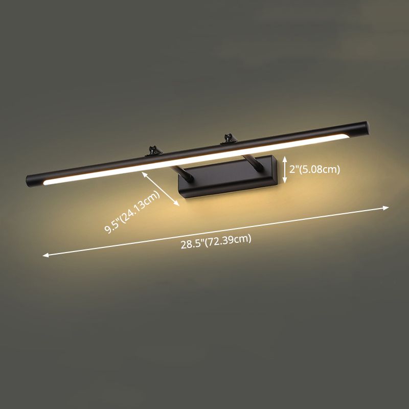 Lights de vanité murale de style minimaliste moderne Lights Metal 1 Light Vanity Wall Lighttures For Salle