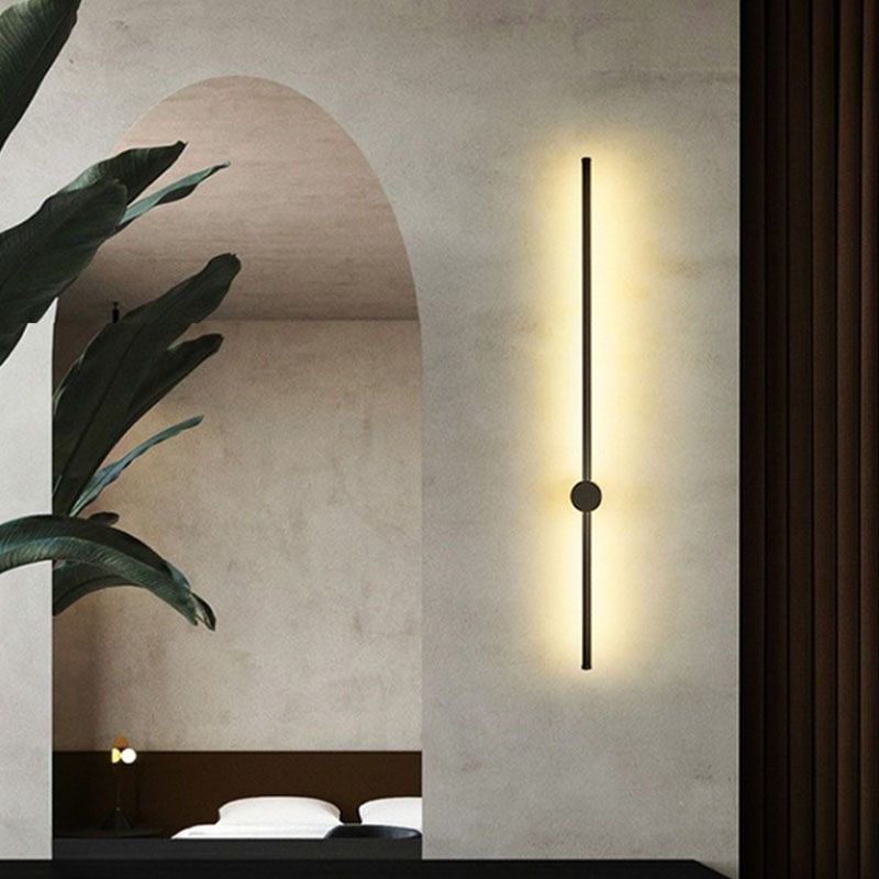 Sombra lineal múltiples luces de pared de pared moderna iluminación de pared de estilo simple