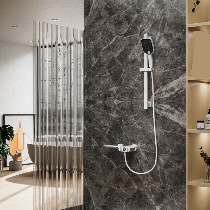 Modern Wall Mounted Faucet 2-Handle and 2-Hole Bath Faucet Trim