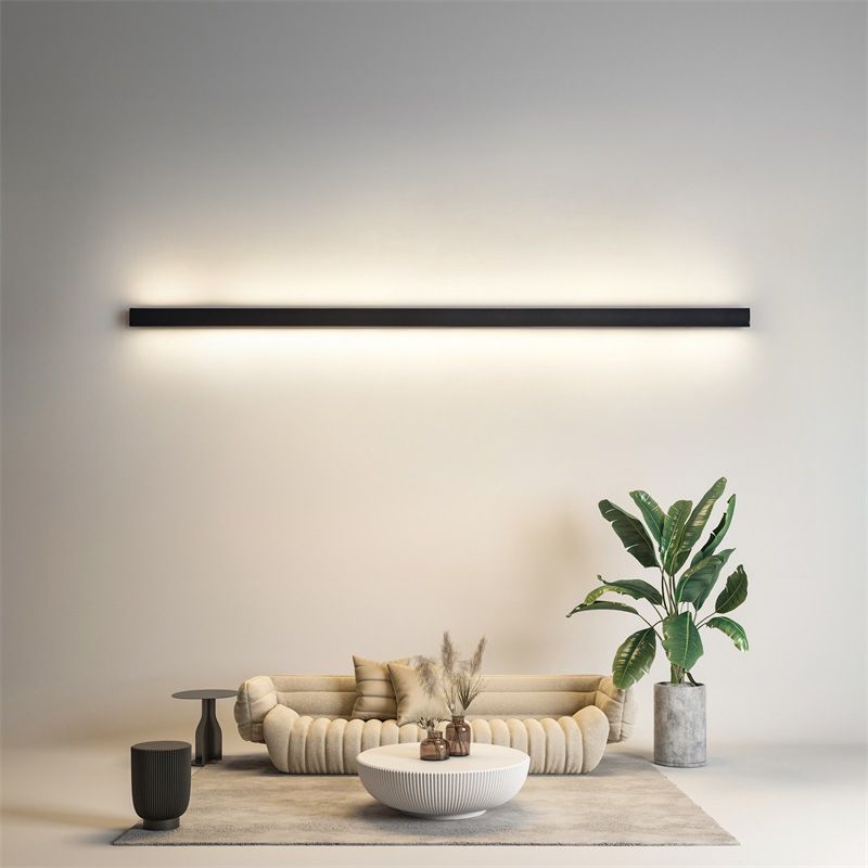 Lineare Wandlampe Aluminium Einfacher Stil LED LED LIGHT WALL SCHLAFT FÜR DISSAME