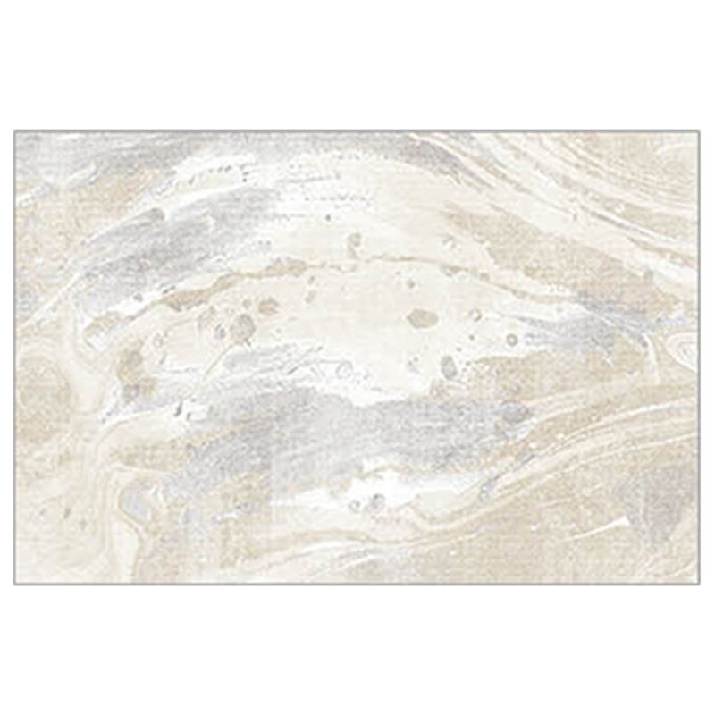 Light Brown Modern Carpet Graphic Polyester Carpet Tear Resistant Carpet for Living Room