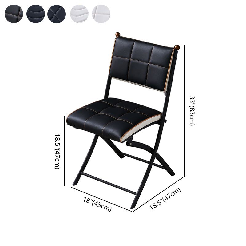 Silla lateral de metal moderna para interiores y exteriores, silla lateral de comedor plegable con respaldo abierto