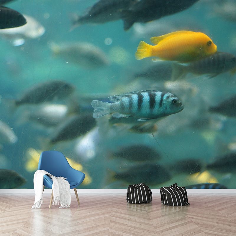 Beautiful Undersea Mural Wallpaper Custom-Made Wall Covering for Sleeping Room