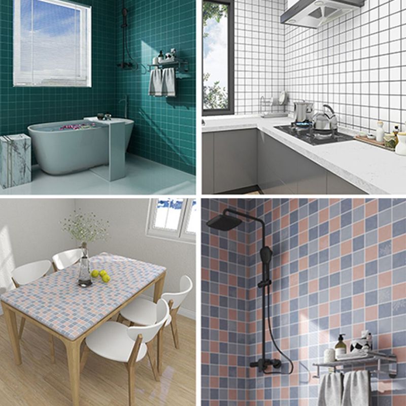 Modern Backsplash Wallpaper Peel and Stick Mosaic Tile for Bathroom