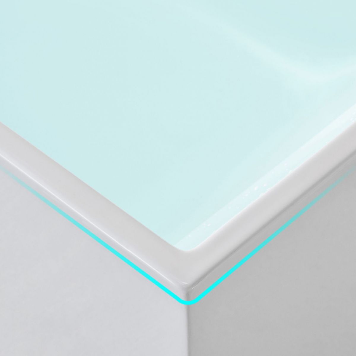 Modern Rectangle Acrylic Bathtub Freestand Soaking Bathtub with Drain Bath Tub