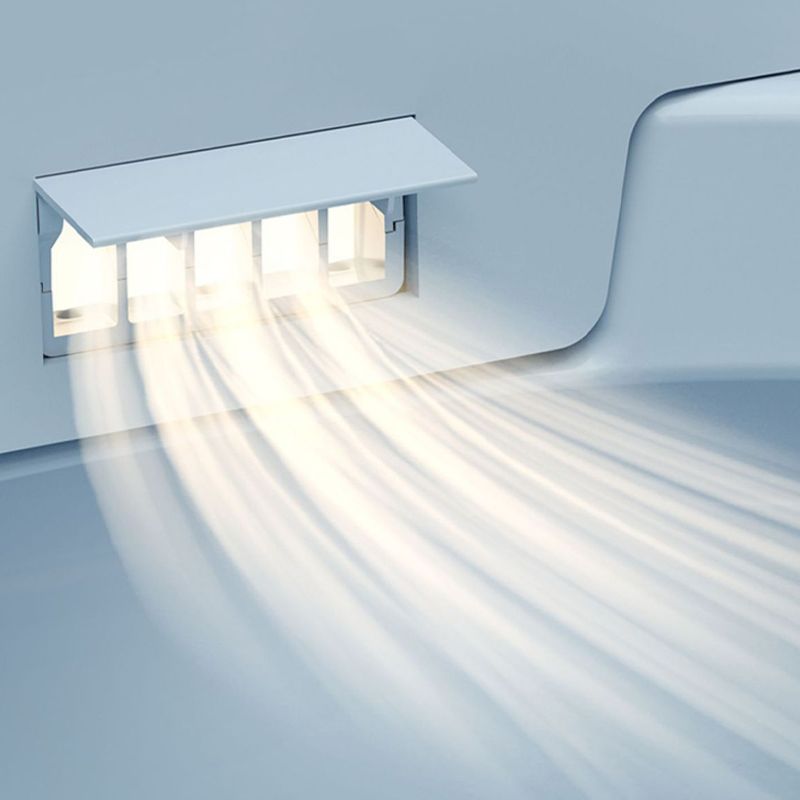 Modern One Piece Toilet Bowl Floor Mounted Urine Toilet with Concealed Tank for Bathroom