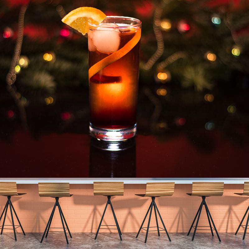 Photography Contemporary Cocktail Wall Mural Decorative Restaurant Wall Art