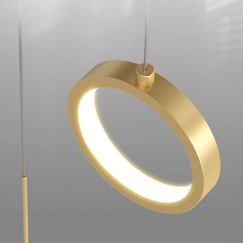 Ball Shape Glass Hanging Light Modern Style 2 lumières suspendues luminaire