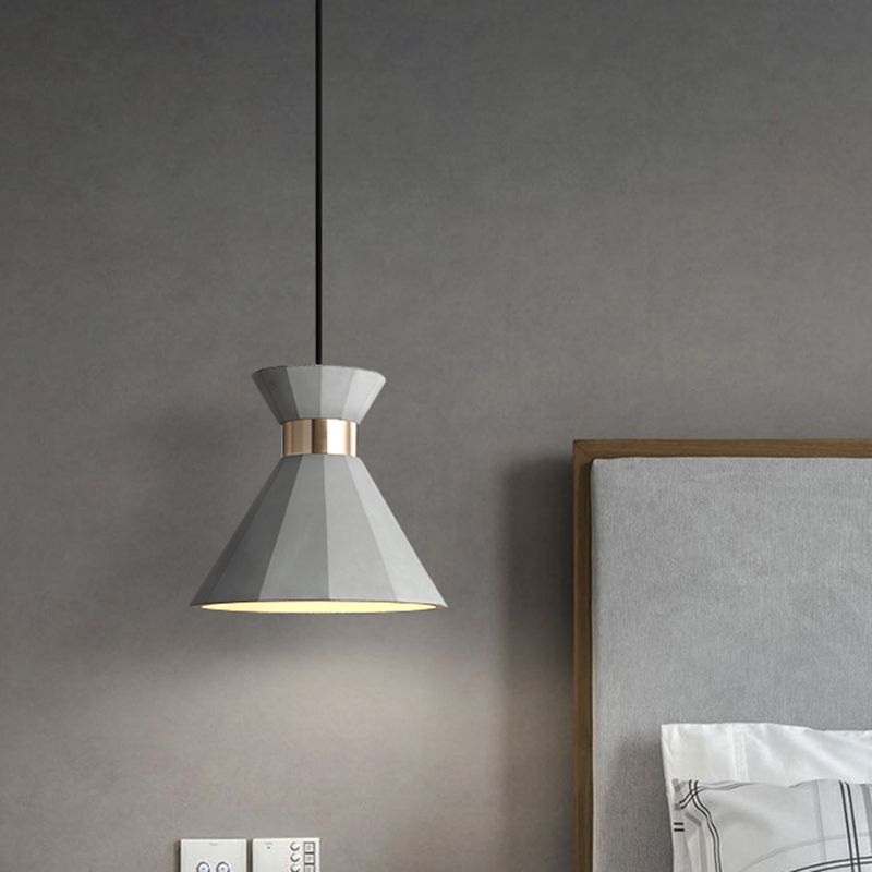 Noordse stijl kasteel zeemeermin hanger licht cement single-bulb slaapkamer suspensie verlichtingsarmatuur