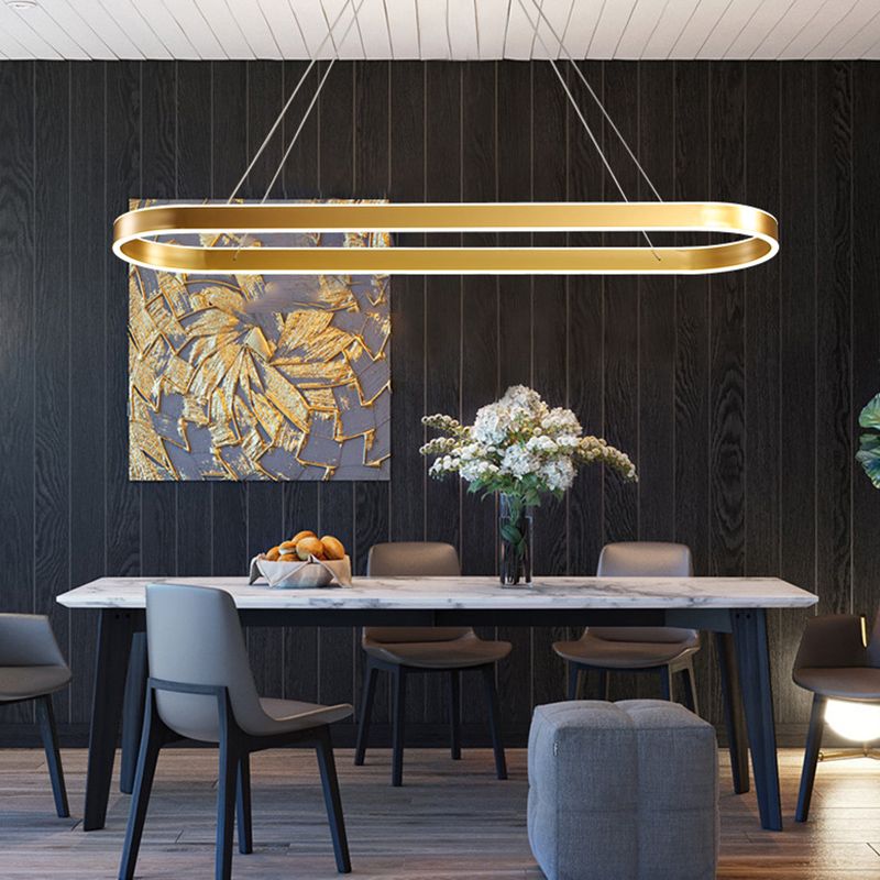 Les luminaires de lustre métallique moderne pour le restaurant pour restaurant