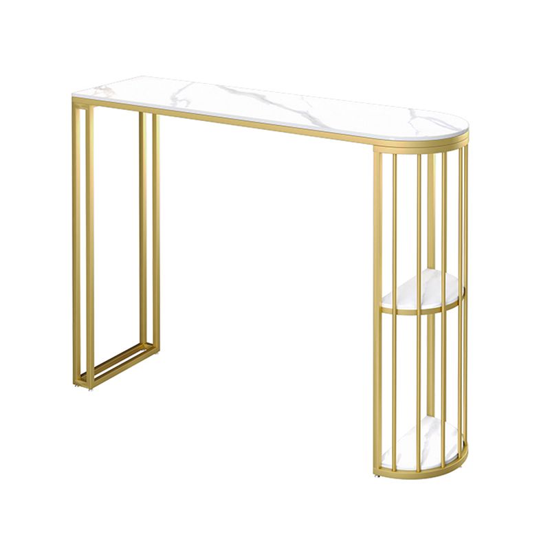 Modern 1/2/3 Pieces Bar Table Set Stone Counter Table with Stools for Living Room