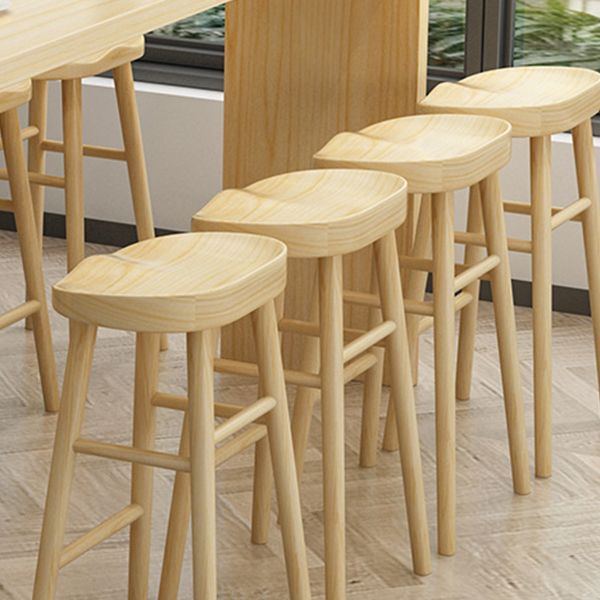 Modern Style 1/2/5/9 Pieces Bar Table Set Rectangle Bar Table with Wooden Stools
