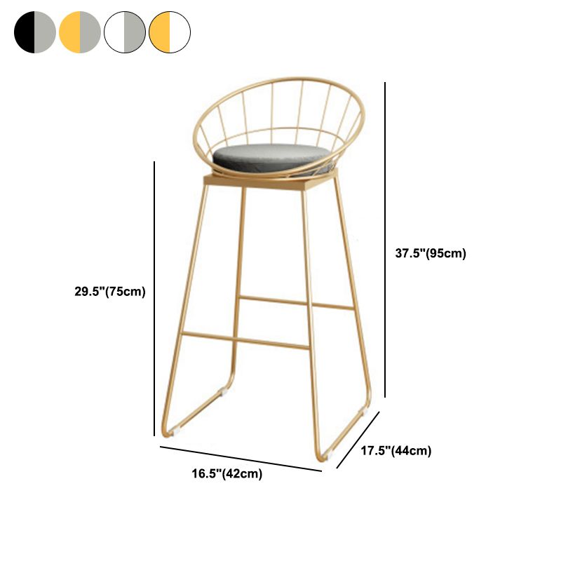 Round 1/2/3/4 Pieces Pub Dining Set Modern Metal Living Room Counter Height Set