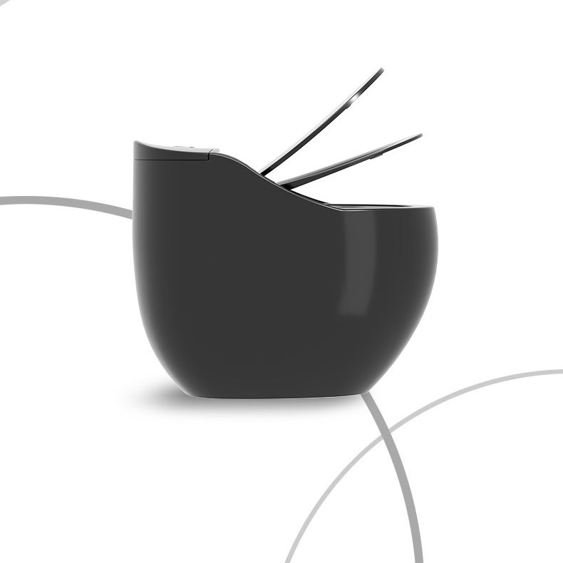 Modern Toilet Concealed Tank One-Piece Flush Toilet with Slow Close Seat