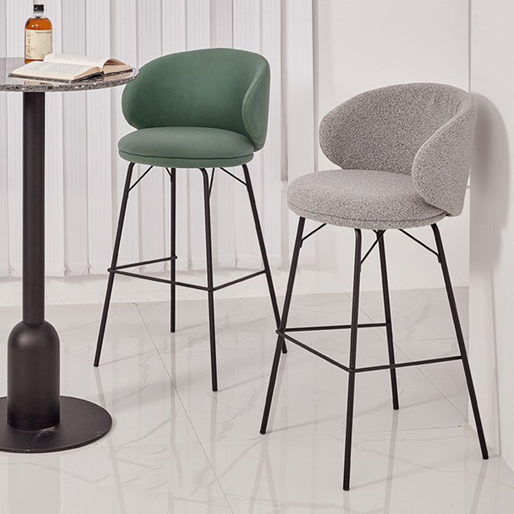 Modern Style Metal Bar-stool Bucket Counter Bar Stool for Home