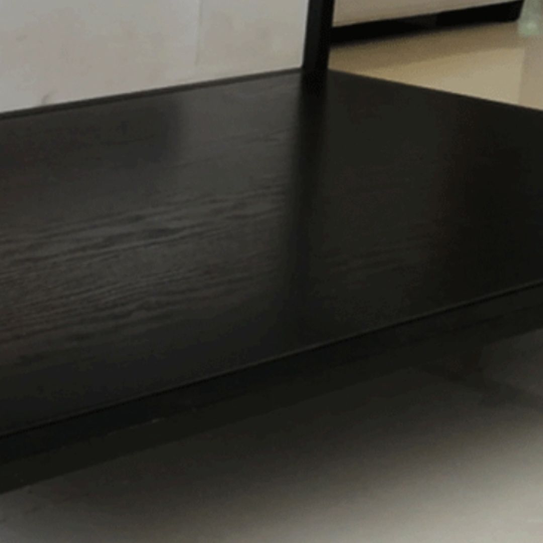 Glam Frame Coffee Table Slate Rectangular Cocktail Table for Home