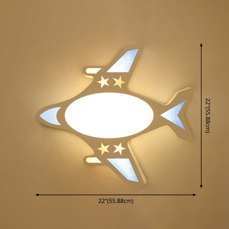 Cartoon Shaped Children Room LED Ceiling Light Kindergarten Acrylic Lighting Fixture for Bedroom