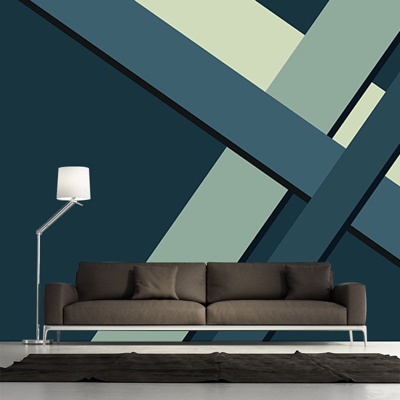 Decorative Illustration Mural Wallpaper Geometry Indoor Wall Mural