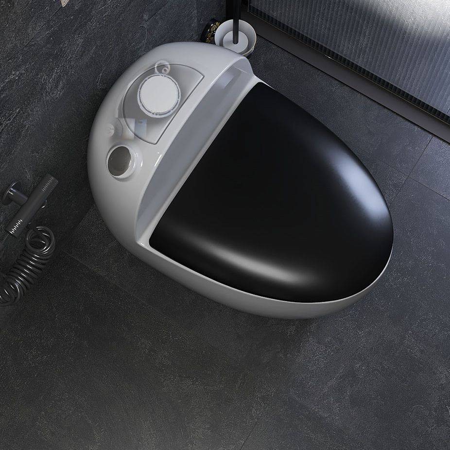 Modern Siphon Jet One Piece Toilet Bowl Heated Seat Urine Toilet with Toilet Seat