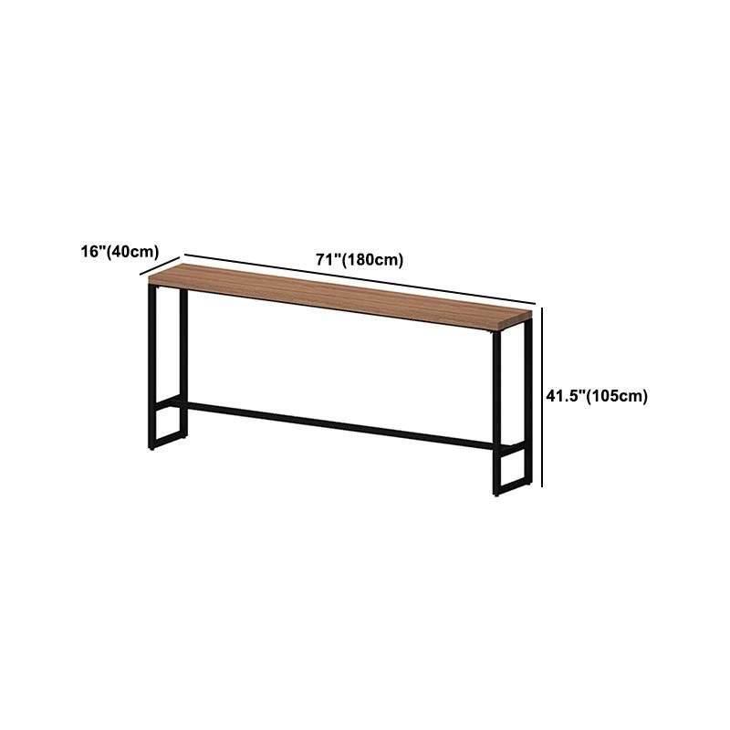 Solid Wood Counter Height Set Rectangle 1/2/5 Pieces Glam Pub Table Set