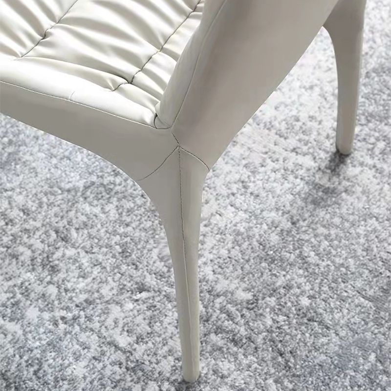 Upholstered Armless Dining Chairs Dining Room Kitchen Parsons Chair