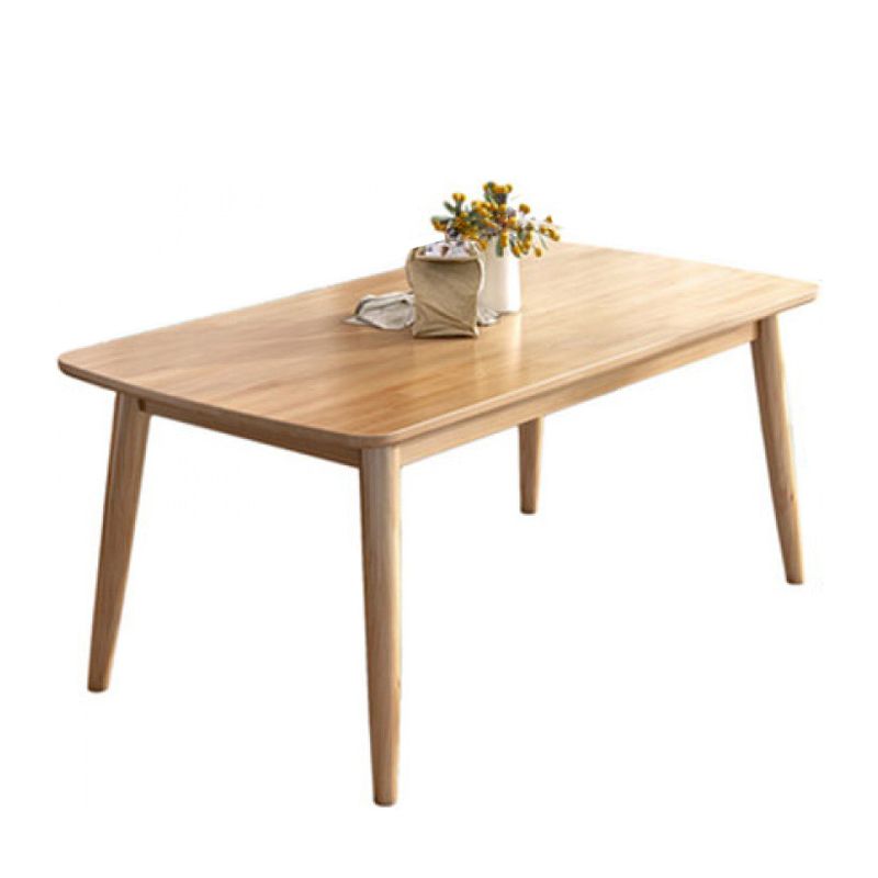 1/2/5/7 Pieces Rectangle Modern Wood Furniture Standard Height Dining Table Set